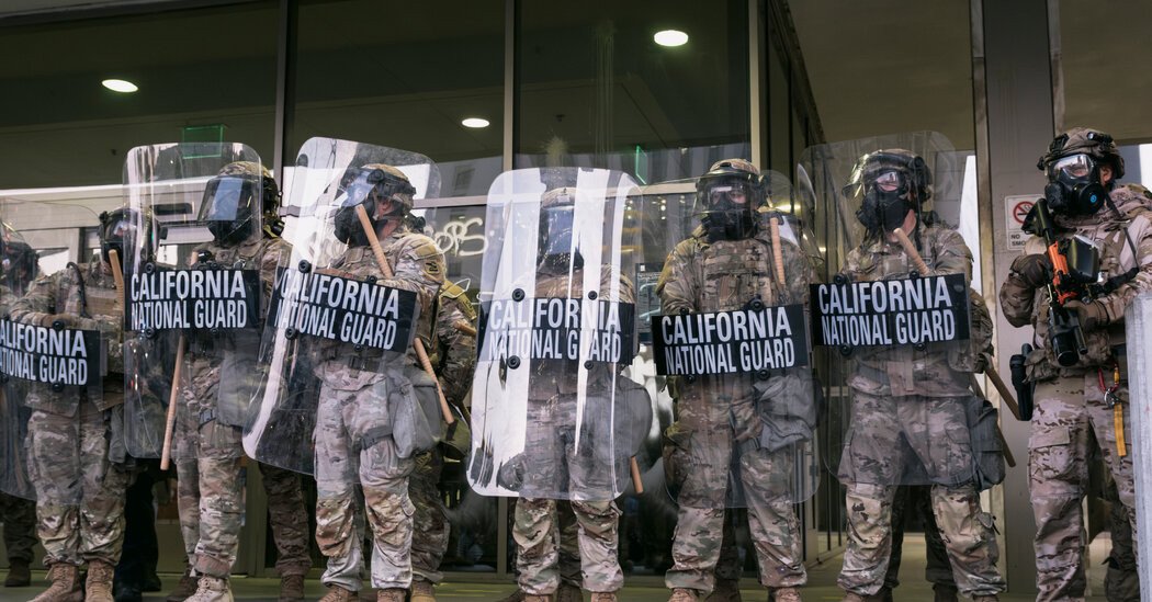 Suggesting More Troops in More Cities, Trump Bends Military’s Role  at george magazine