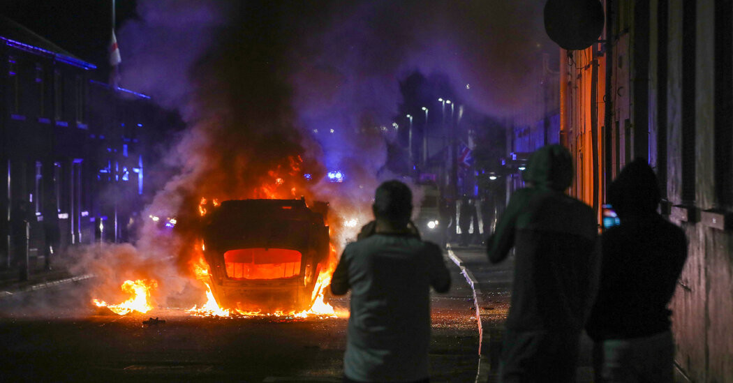 Anti-Immigrant Rioting Stretches Into Second Night in Northern Ireland  at george magazine