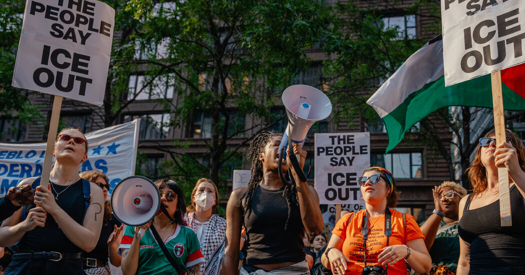 Why the Pro-Palestinian Movement Is Featured at Some Immigration Protests  at george magazine