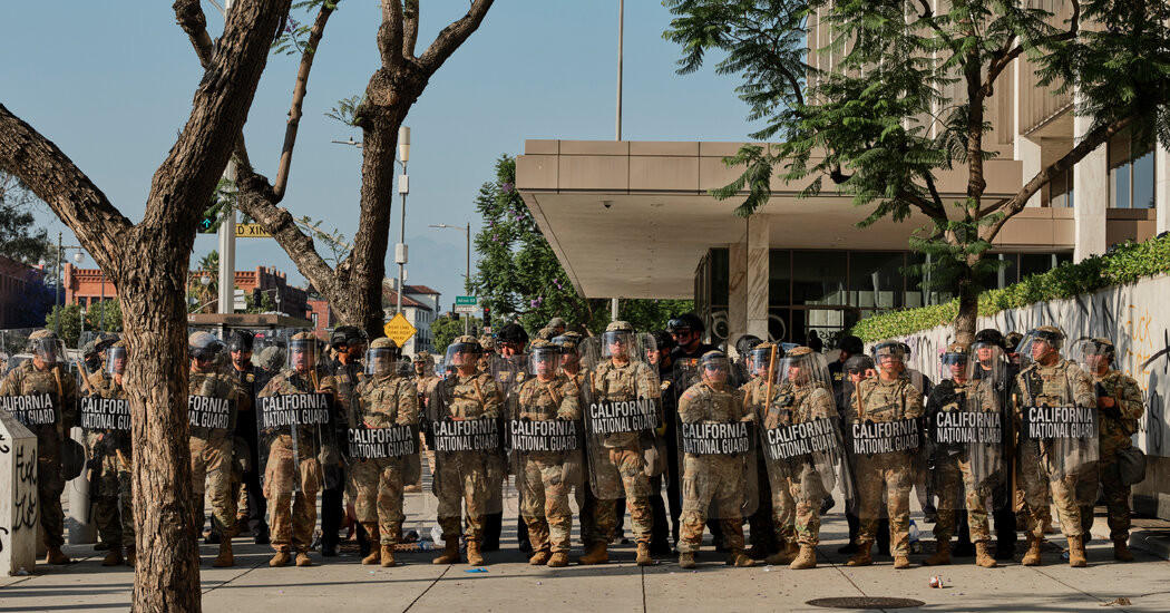 Judge Signals Doubt About Trump’s Use of National Guard to Deal With Protesters  at george magazine