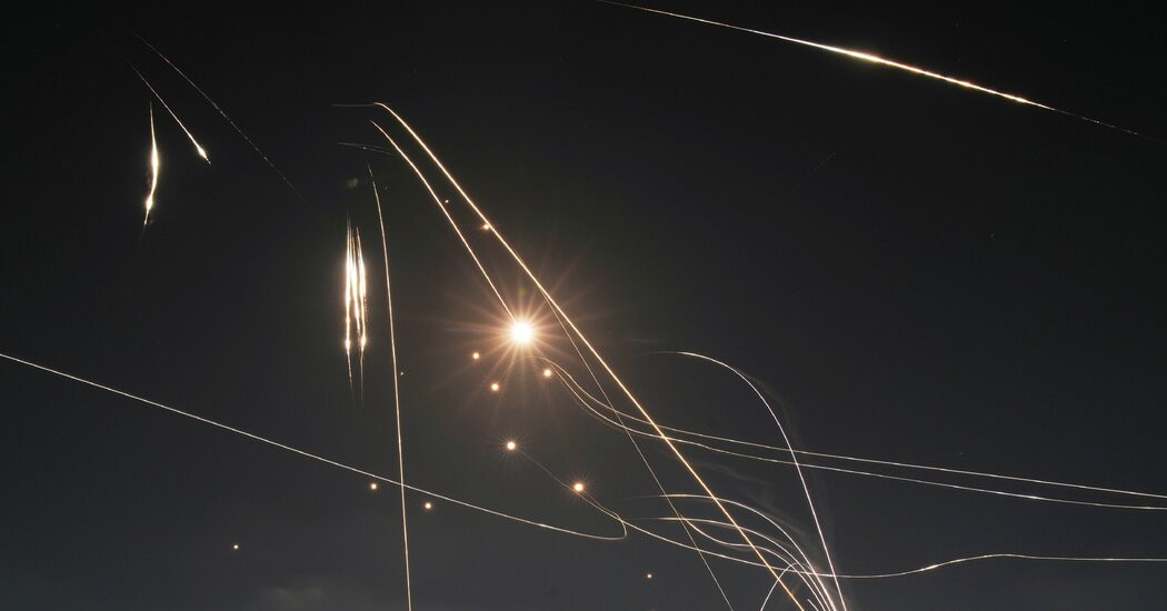 Iran Retaliated Against Israel With a Barrage of missiles  at george magazine