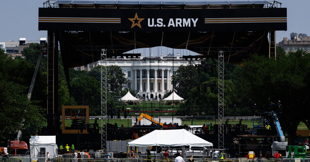 Forecasters Warn It May Rain on Trump’s Military Parade  at george magazine