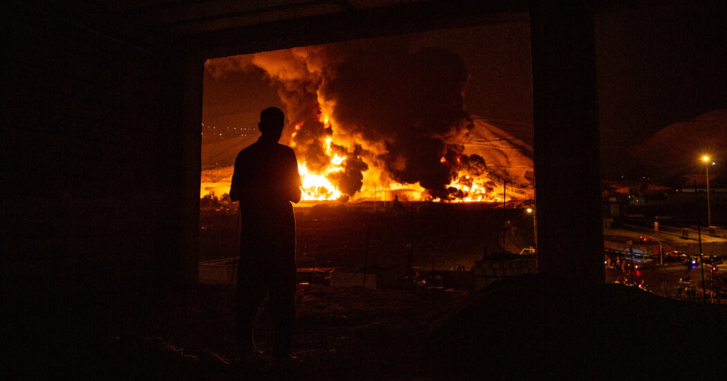Two Major Energy Facilities in Tehran Hit in Israeli Strikes  at george magazine