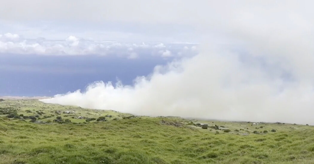 Fire in Maui Grows to 500 Acres, Prompting Evacuations  at george magazine