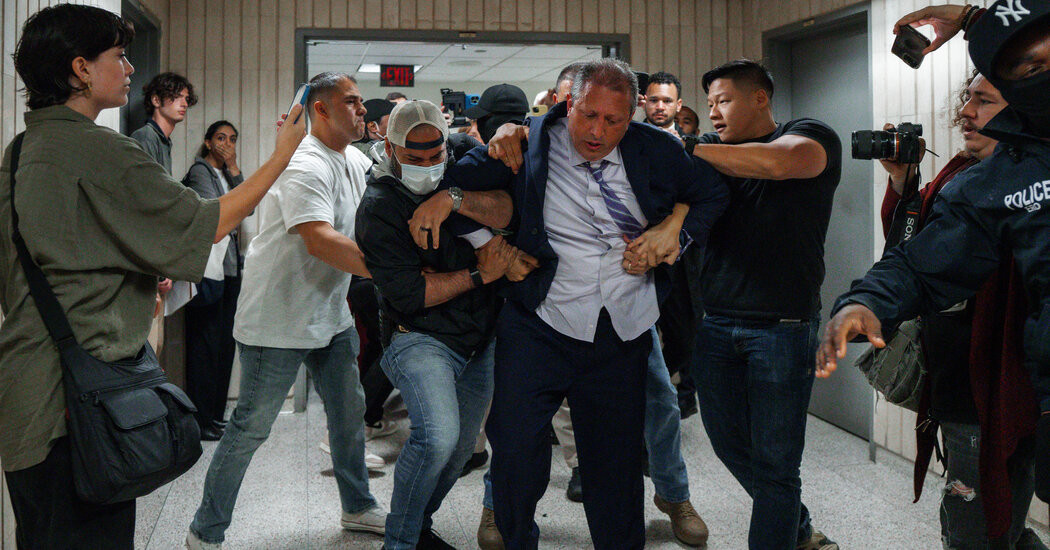 Brad Lander, NYC Mayoral Candidate, Arrested by ICE Agents at Immigration Courthouse  at george magazine