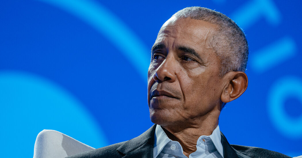 Obama Steps Back Into the Public Eye Amid Political and Global Unrest  at george magazine