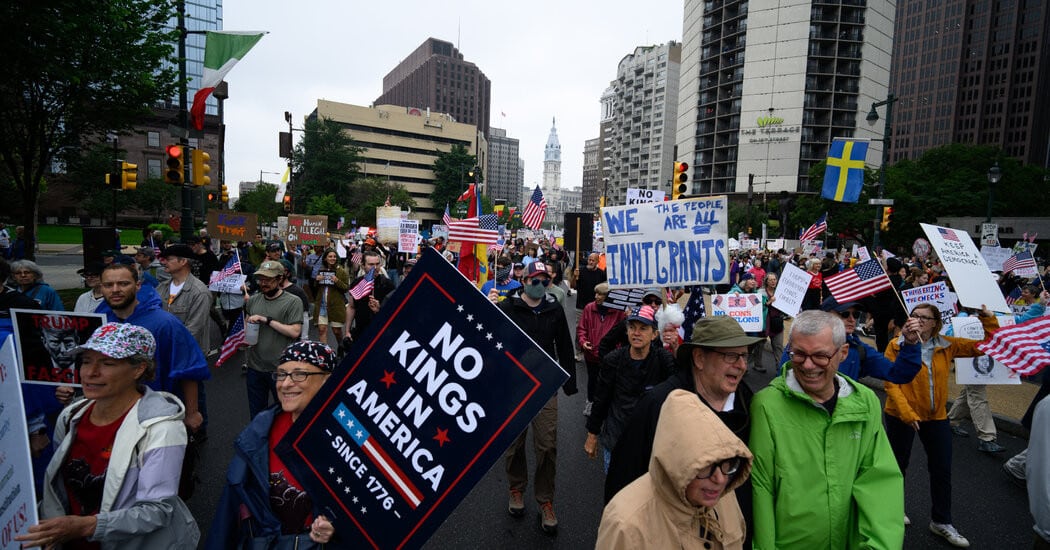 Heavily Armed Man at ‘No Kings’ Protest Had 13 Bombs at Home, Police Say  at george magazine