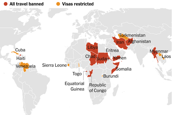 36 More Countries May Be Added to Trump’s Travel Ban  at george magazine