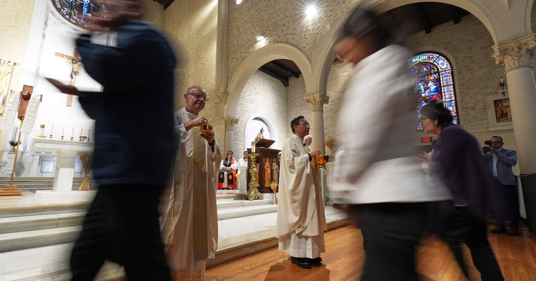 Catholic Bishops Oppose Trump’s Immigration Efforts  at george magazine