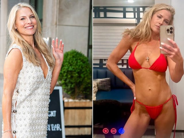 ‘Landman’ star Ali Larter stuns in red bikini selfie from her trailer