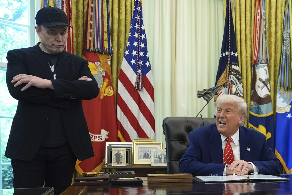 Trump and Musk at war: Simmering feud over tax bill and EV mandates spills out into open  at george magazine