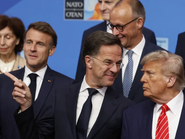 Trump and Mark Rutte share awkward moment at summit as NATO chief calls him ‘daddy’