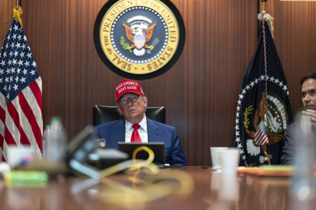 Trump heads overseas for NATO talks in wake of Iran strike and ceasefire negotiations  at george magazine