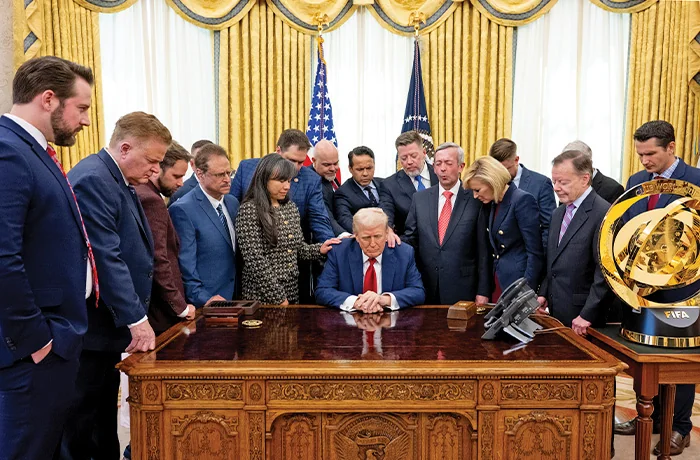 Faith in Trump’s White House: An open door to evangelical Christians  at george magazine