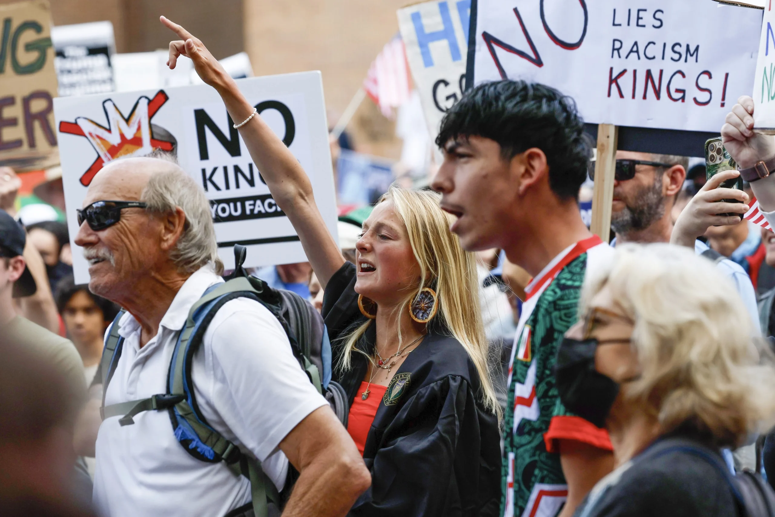 ‘No Kings’ organizers plan next protest: ‘Good Trouble Lives On’  at george magazine