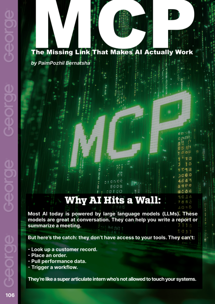 MCP: What Makes AI Work  at george magazine