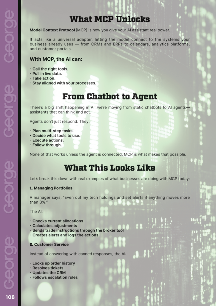 MCP: What Makes AI Work  at george magazine