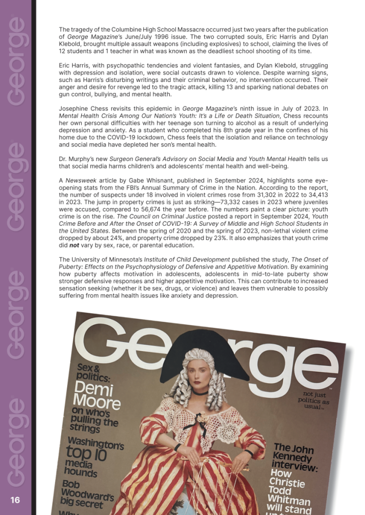 The Kids are NOT Alright  at george magazine