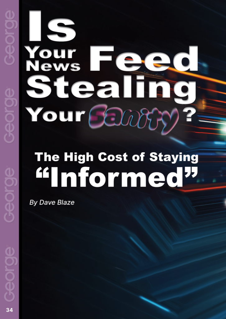 Is Your News Feed Driving You Crazy?  at george magazine
