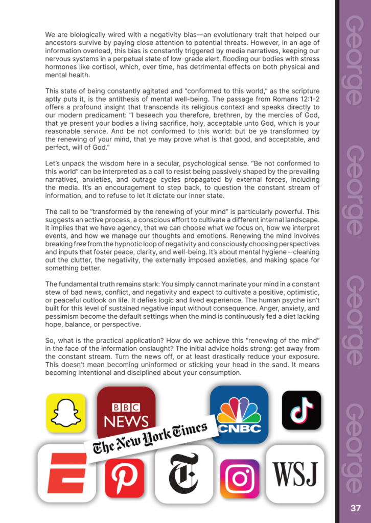 Is Your News Feed Driving You Crazy?  at george magazine