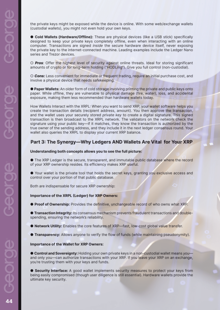Guide to XRP Ledger, Wallets, and Ledgers: Unlock your XRP  at george magazine
