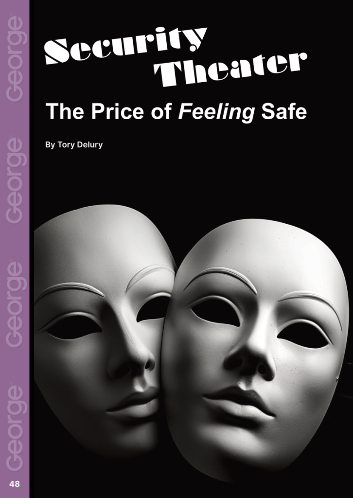 Price of Feeling Safe  at george magazine