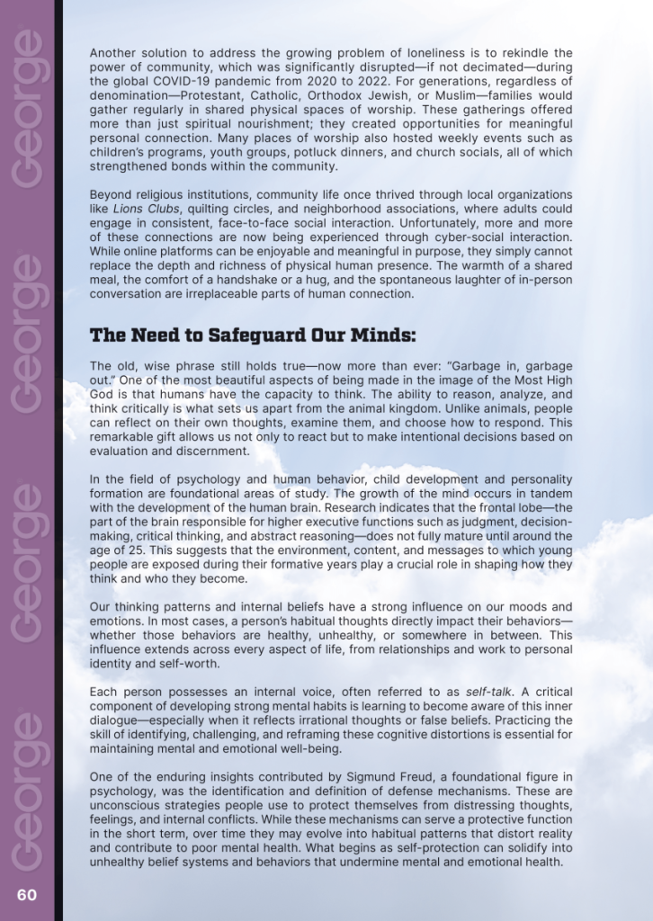 Mental Health in an Age of Anxiety  at george magazine