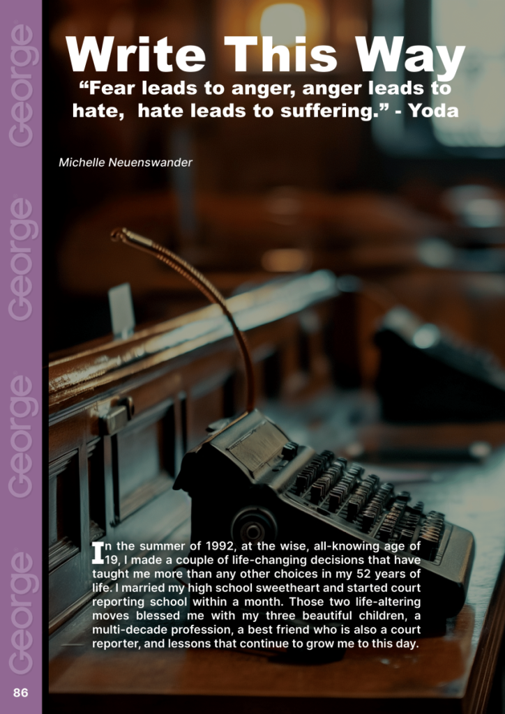 Write This Way  at george magazine