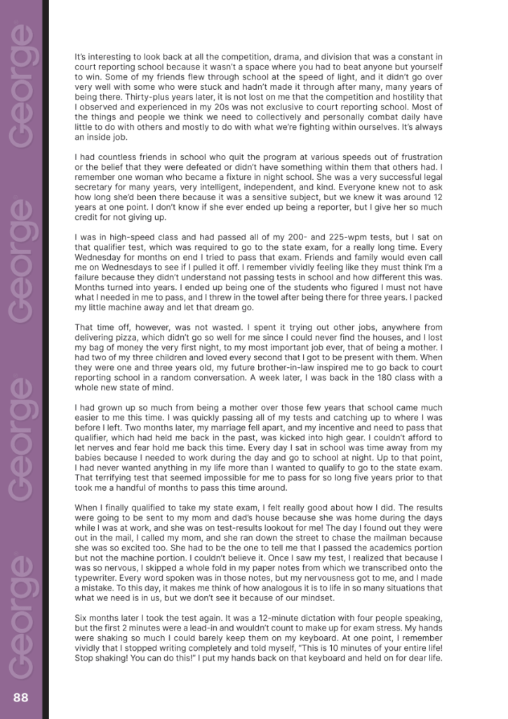 Write This Way  at george magazine