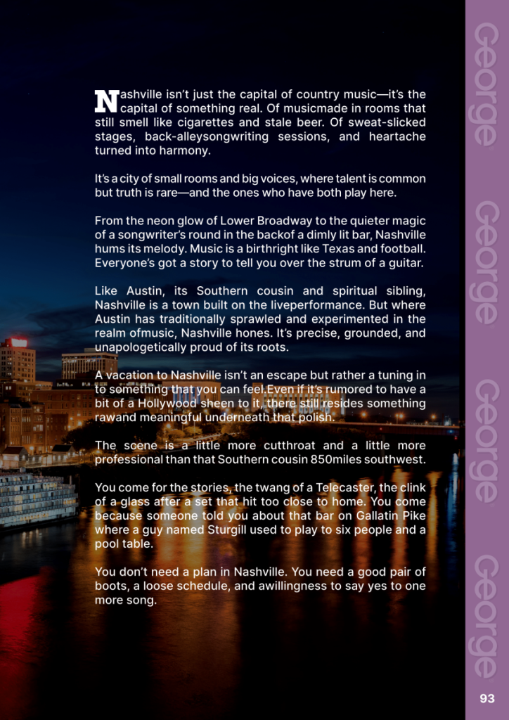 NightLife Nashville  at george magazine
