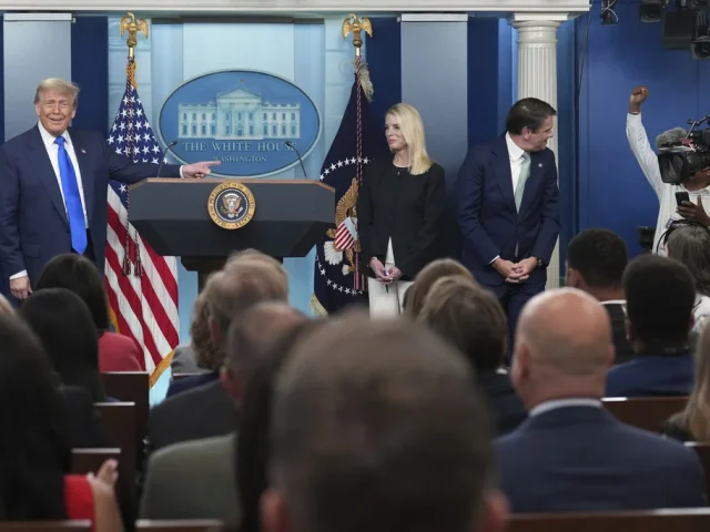 ‘Trump 2028!’: White House cameraman outburst reflects press briefing room MAGA makeover