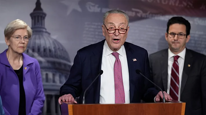 Democratic split on US involvement in Iran spells more trouble for Schumer  at george magazine