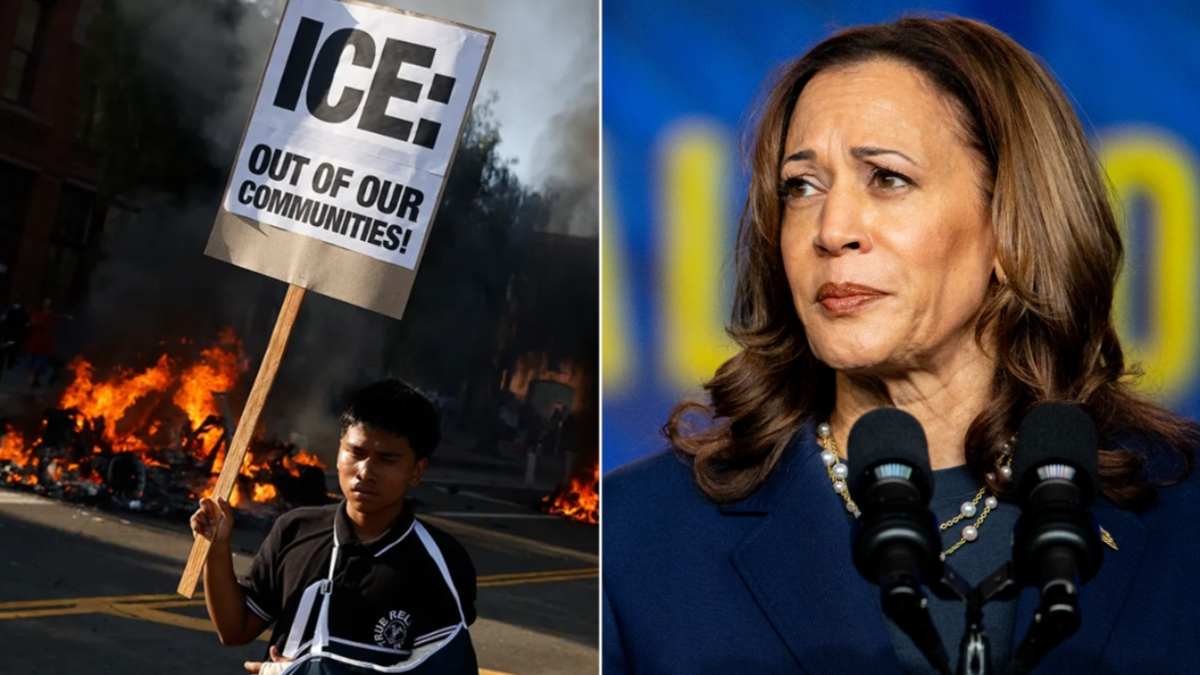 Harris ripped for 'appalling' LA ICE raids statement placing blame on Trump: 'The country dodged a bullet'  at george magazine