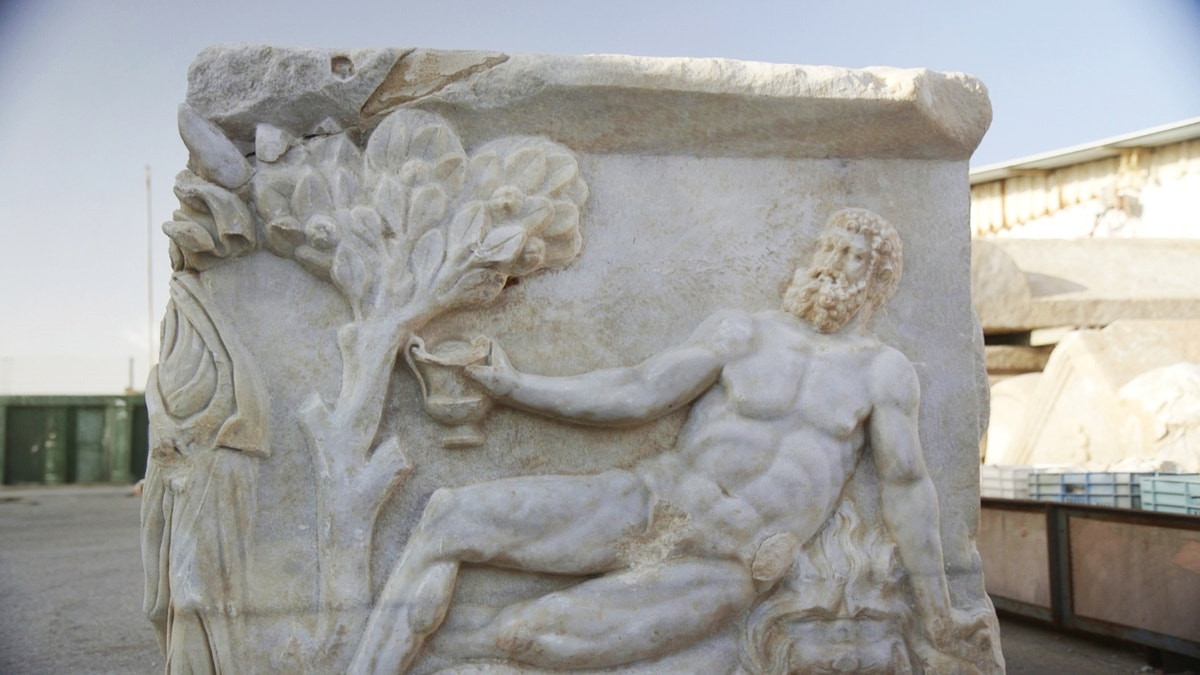 Archaeologists unearth Ancient Roman sarcophagus depicting rowdy drinking contest: 'Unusual perspective'  at george magazine