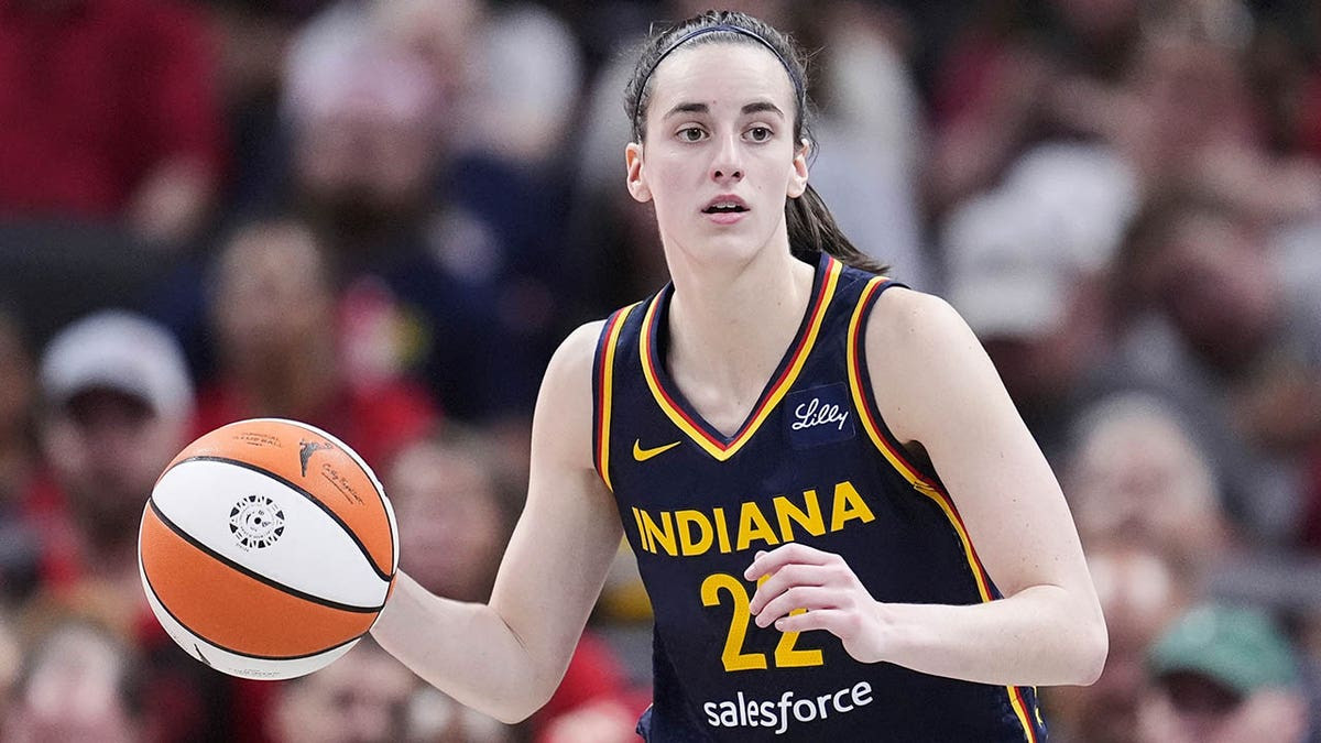 Caitlin Clark drains bucket to win Fever's pregame halfcourt shot contest prize ahead of return from injury  at george magazine