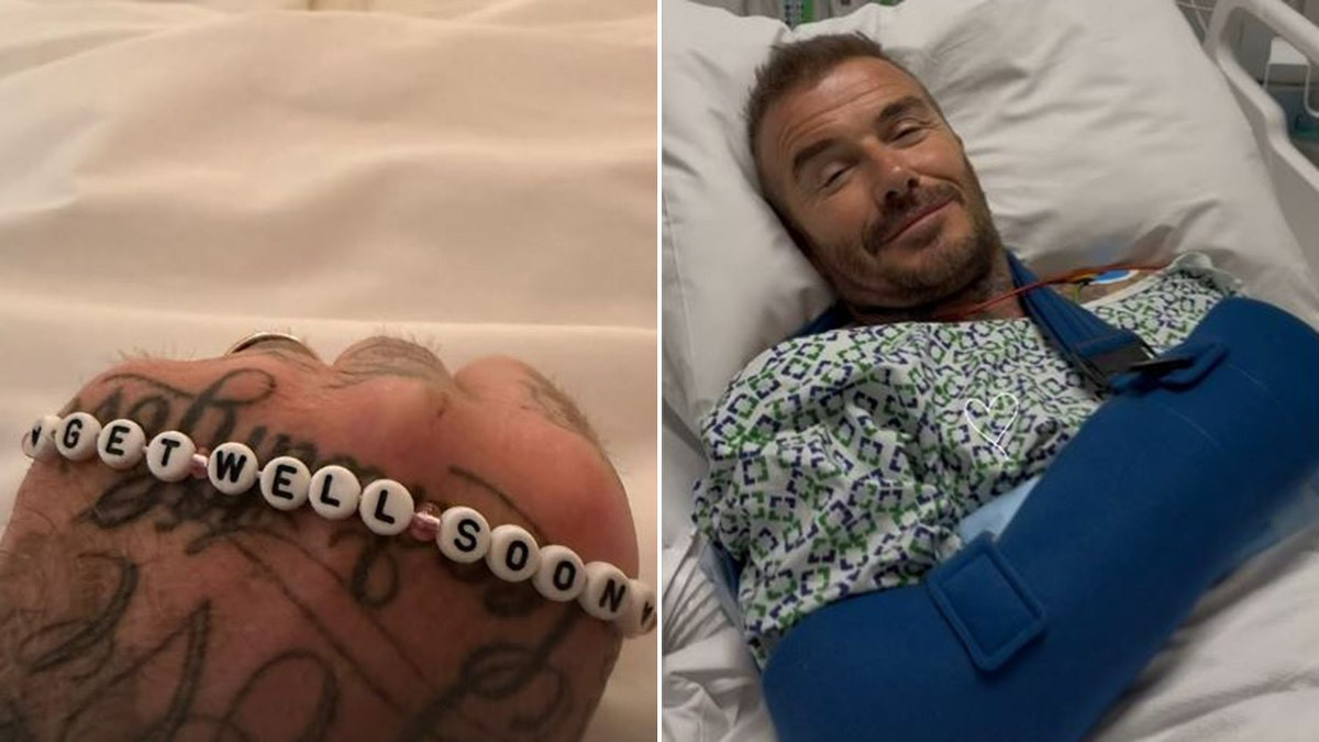 David Beckham hospitalized for surgery related to soccer injury  at george magazine
