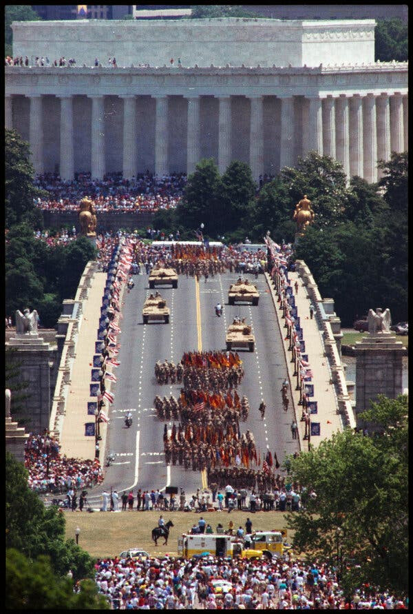Army Celebrates With Parade as It Faces an Uncertain Future  at george magazine