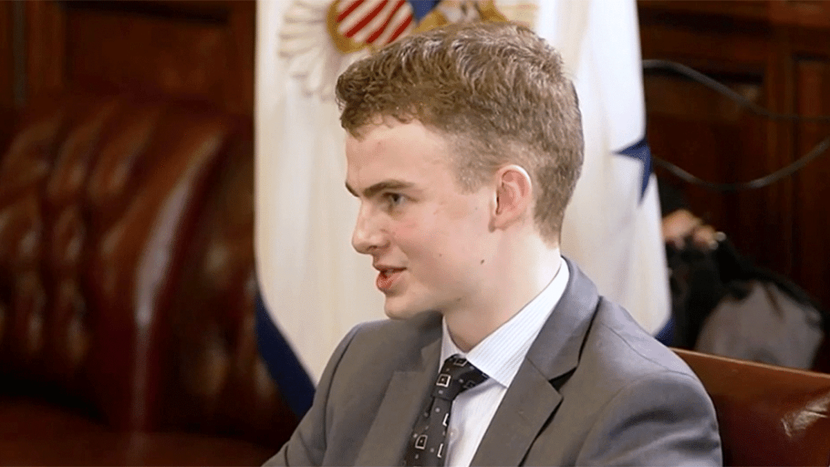 Teen nicknamed 'Big Balls' leaves Trump's cost-cutting team after exposing wasteful spending  at george magazine