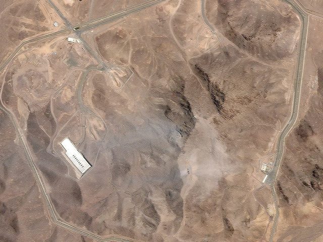 Satellite image shows Fordow nuclear facility after massive bomb strike
