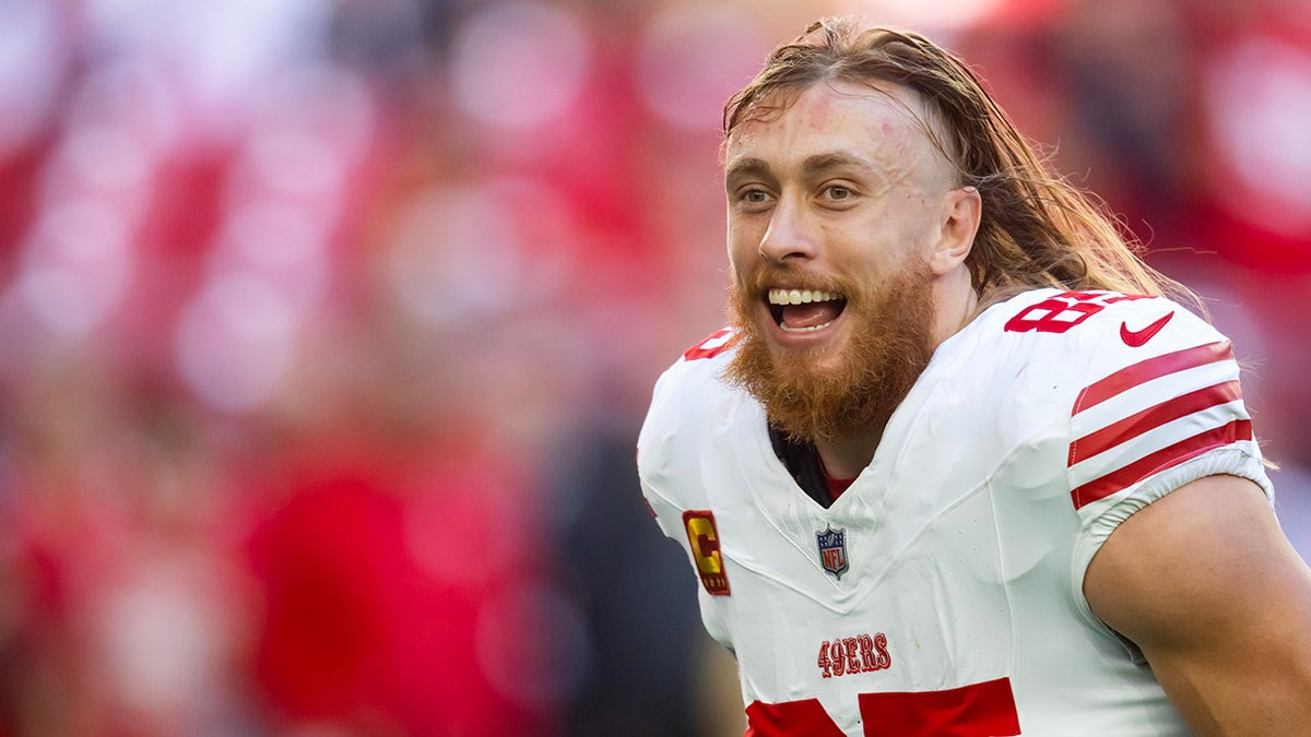49ers' George Kittle catches passes at Tight End University after historic contract extension  at george magazine