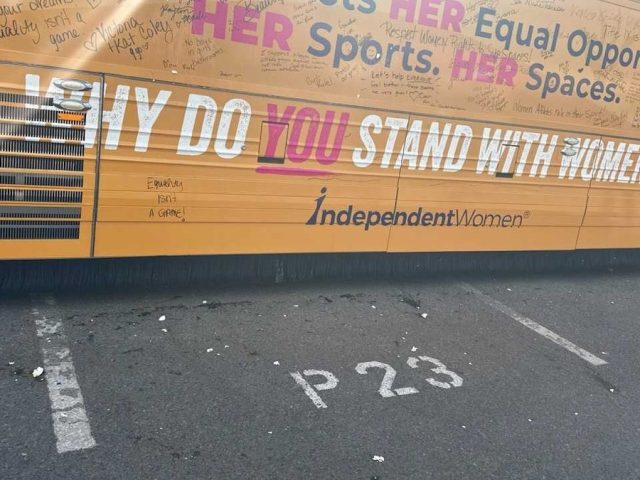Independent Women’s Forum bus allegedly egged at New Mexico event with Linda McMahon in attendance