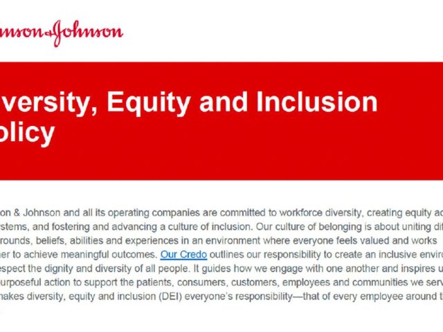 Johnson & Johnson denies engaging in illegal DEI practices after group makes civil rights complaint