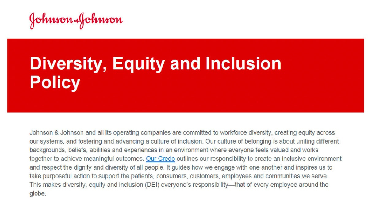 Johnson & Johnson denies engaging in illegal DEI practices after group makes civil rights complaint  at george magazine