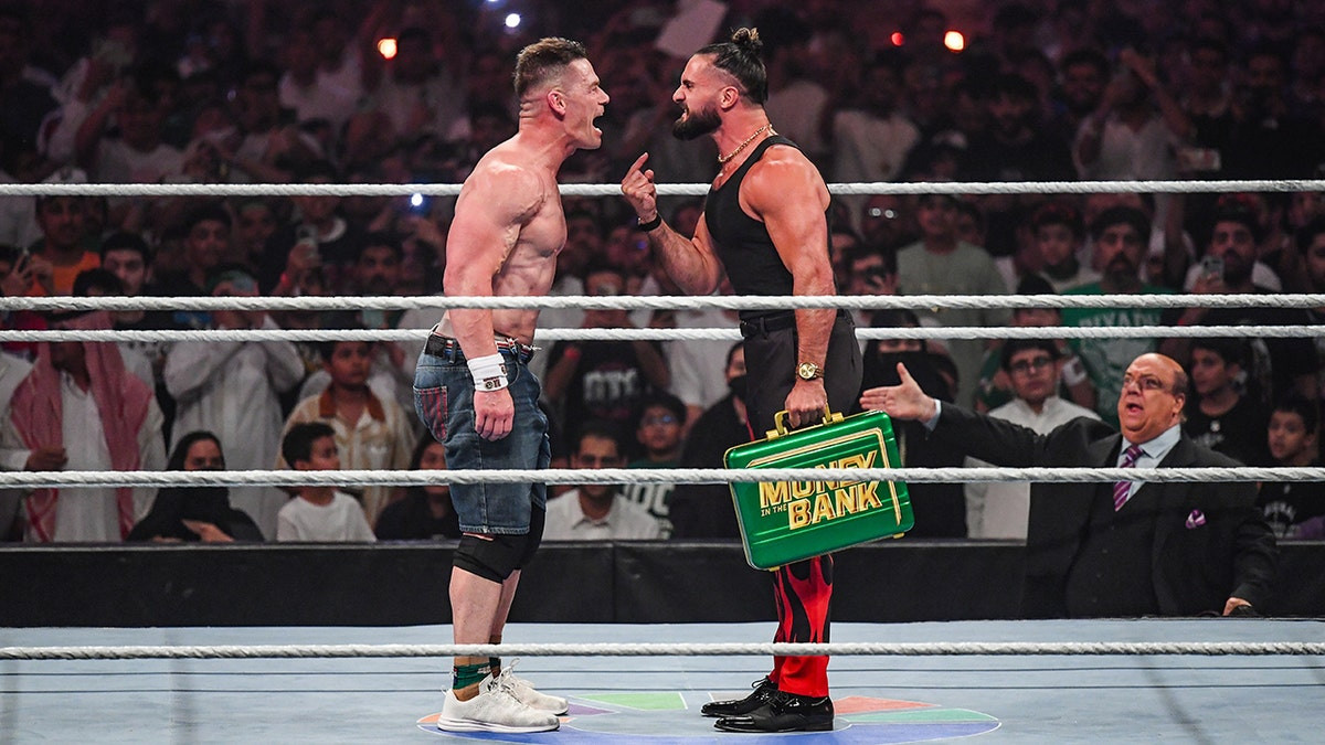 WWE star John Cena sends referee flying during Night of Champions match  at george magazine