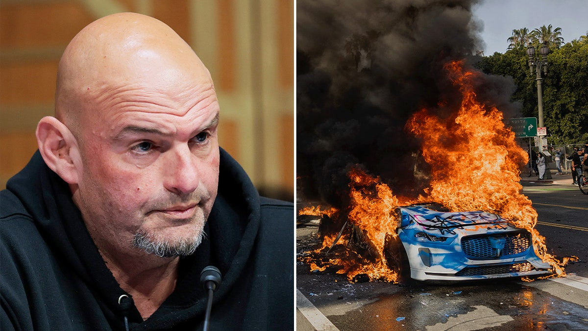 John Fetterman and Bill Maher agree chaos in LA and Dem reaction to riots will be 'good for Trump'  at george magazine
