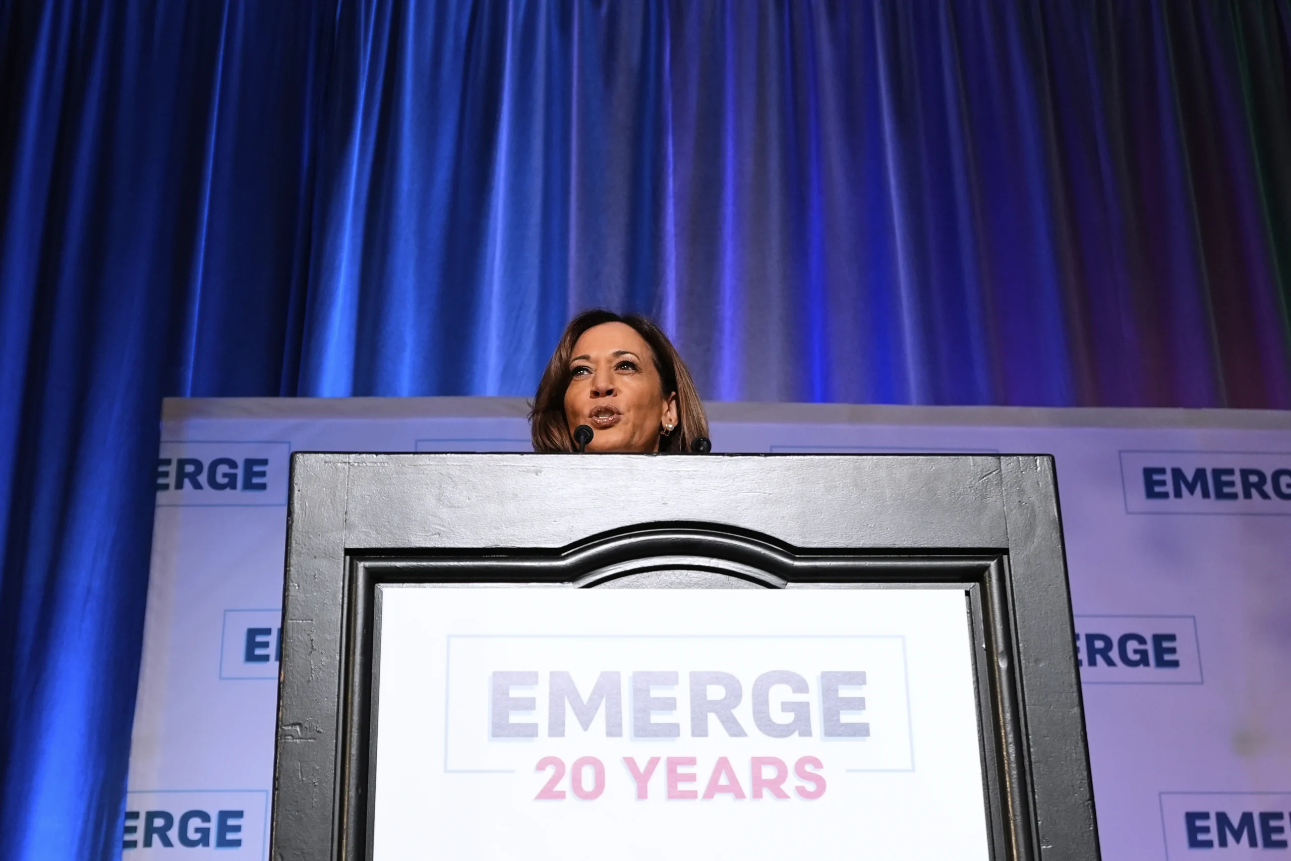 Kamala Harris headlines DNC fundraiser as she tries to escape ‘lasting stain’ of 2024  at george magazine