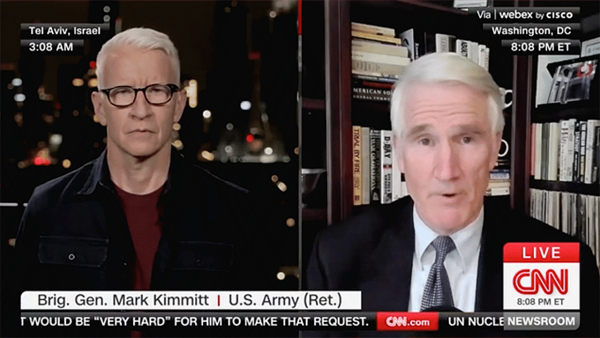 Retired general tells CNN he's 'impressed' by Trump striking Iran, says American lives potentially saved  at george magazine