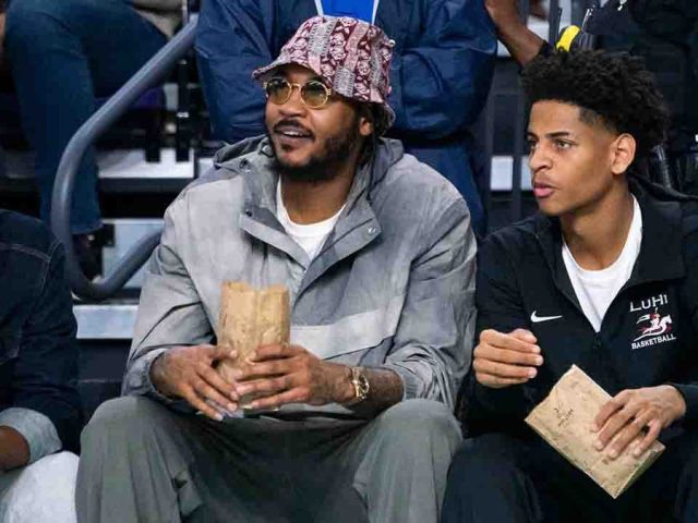 After years in his dad’s shadow, Kiyan Anthony charts his own path to Syracuse while strengthening family bond