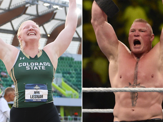 Brock Lesnar’s daughter wins NCAA Division I women’s shot put championship