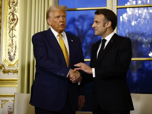 Trump blasts ‘publicity seeking’ Macron for giving incorrect reason he left G7 Summit